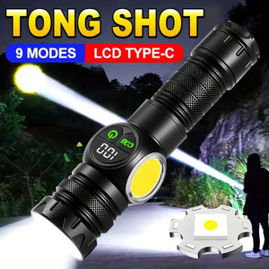 LAMPE DE POCHE RECHARGEABLE MULTIFONCTION POWER BANK INTEGRE