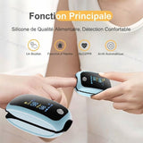 Oxymètre de pouls rechargeable: détecteur de saturation en oxygène du sang, appareil de mesure de la fréquence cardiaque