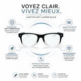 Lunettes de  LECTURE auto ajustable 0.5 à 2.5