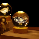 Lampe boule de crystal 3D