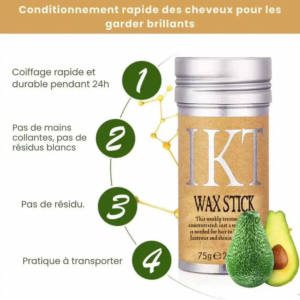 CIRE COIFFANTE CHEVEUX CASSE 1 acheter = 1 offert 🎁