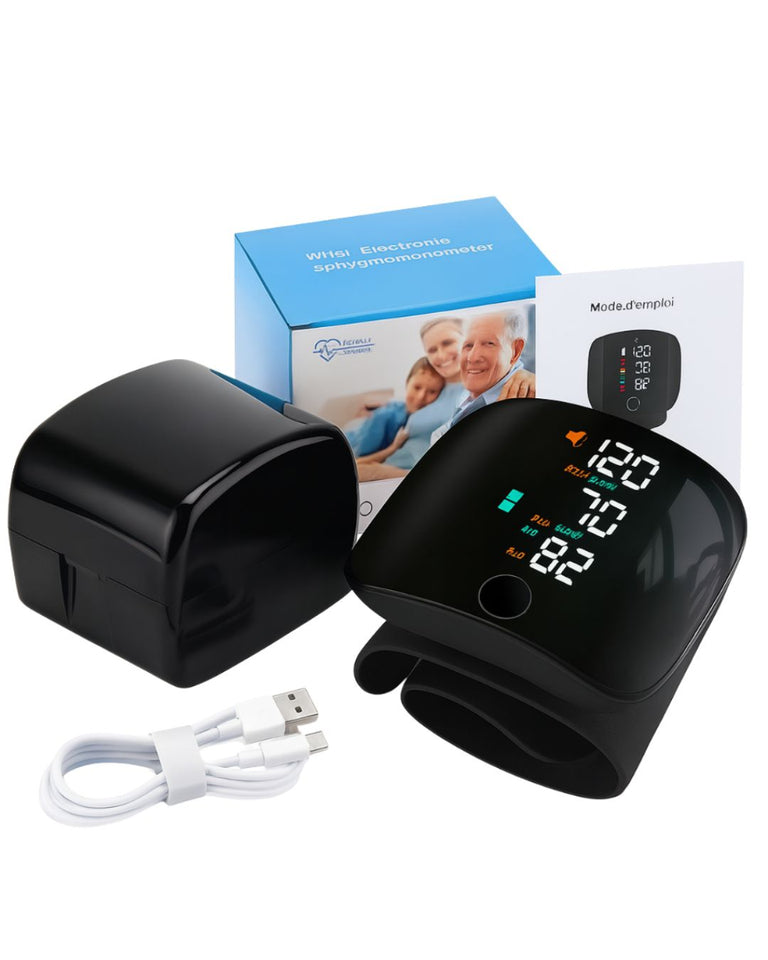 🩺 Tensiomètre de Poignet Rechargeable – Suivi Facile de votre Tension ( PROMOTION DE PAQUES  )