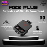 🎧 Écouteurs M88 Plus avec Power Intégré