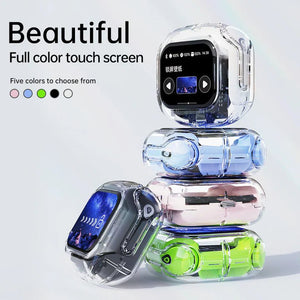 ECOUTEURS TRANSPARENT Air max ECRAN LED TACTILE